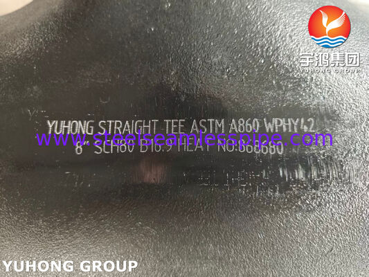 ASTM A860 WPHY 42 Углеродистая стальная прямая лента ASME B16.9 Стальные трубные фитинги