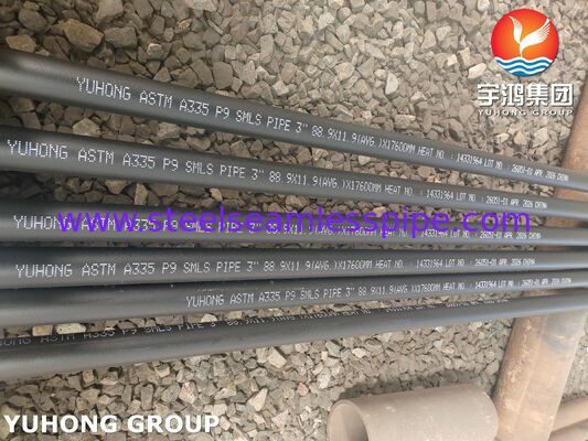 Alloy Steel Tube ASTM A335 Chrome-Moly Alloy Seamless Pipe Grade P9 P22