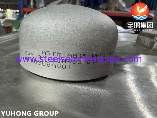 ASTM A815 WPS31803 Дуплексная крышка трубы из нержавеющей стали Дуплексная крышка 2205
