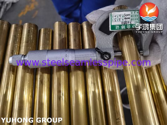 Бесшовная трубка из медного сплава ASTM B111 C44300 C70600 C71500 C68700 C71640 Воздушный охладитель Радиатор Конденсатор Применение