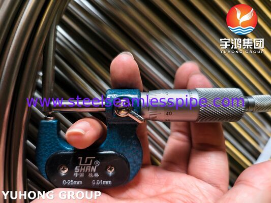 ASTM A269 TP316L Яркая отожженная спиральная трубка из нержавеющей стали для гидравлических трубопроводов