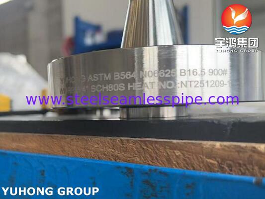 Никелевая сплав 625 Фланц ASTM B564 UNS N06625 Инконел 625 Фланц сварной шеи WNRF Фланц