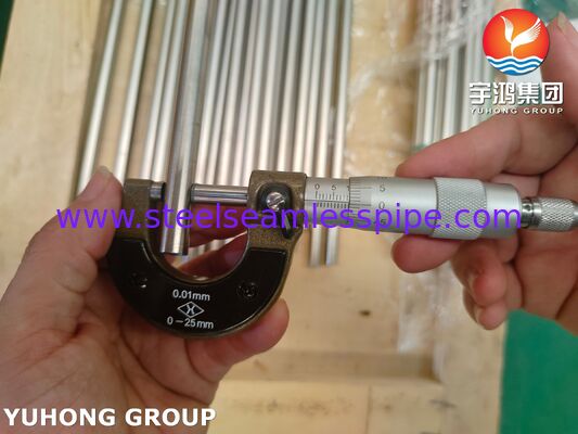 ASTM A269 TP316L BA Сварная трубка из нержавеющей стали для прецизионной транспортировки жидкости и газа