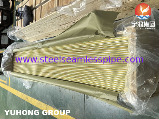 ASTM B111 C44300 Admiralty Brass Seamless Tube for Heat Exchanger & Condenser