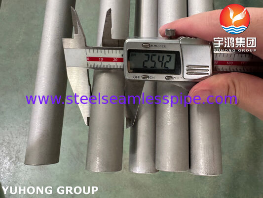 ASME SB163 N08825 Бесшовная никелевая трубка для теплообменника