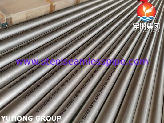 ASTM A312 TP304 / UNS S30400 Бесшовный нержавеющая сталь полые стволы для химической промышленности