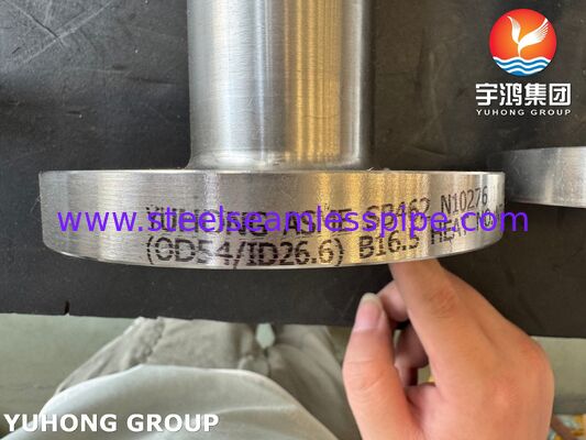 ASME SB462 UNS N10276 LWN Фланц ASME B16.5 Hastelloy C276 Фланц с длинной сварной шеей