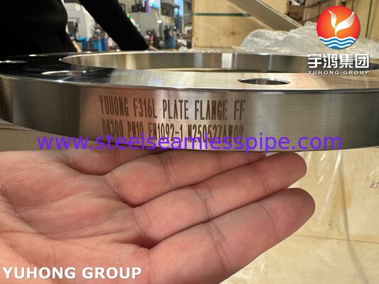 EN1092-1 F316L Фланец плоский приварной из нержавеющей стали PN2.5-PN100, DN10-DN600