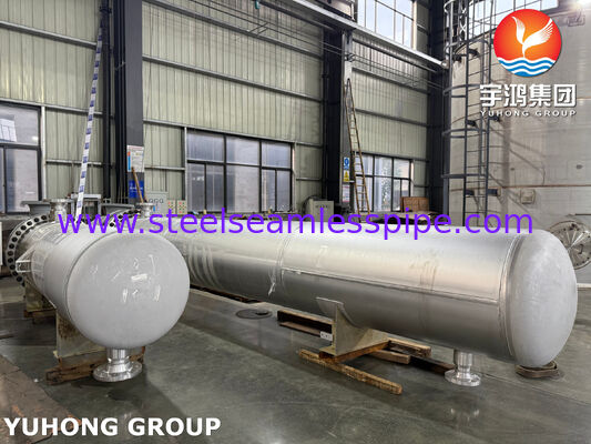 Теплообменник кожухотрубный TEMA BEM из нержавеющей стали ASME SA240 316