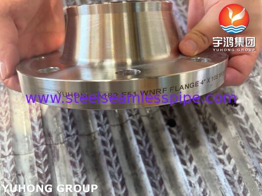 Фланец ASTM A182 F51 UNS S31803 Дуплексная сталь Приварной фланец с шейкой Кованый фланец WNRF