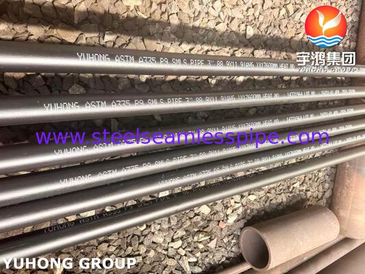 ASTM A335 P9 Seamless Alloy Steel Pipe for High Temperature Service with Chromium-Molybdenum Alloy