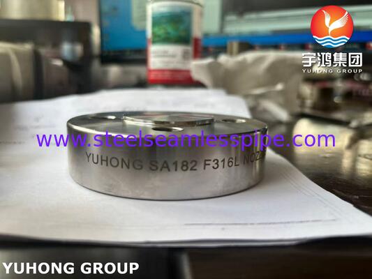 Фланец из нержавеющей стали ASME SA182 F316L, кованый фланец-сопло для сосуда под давлением