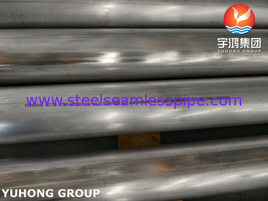 ASTM A790 UNS S31803 Welded Duplex Stainless Steel Pipe Duplex 2205 Welded Pipe