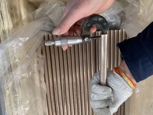 ASTM B111 C70600 Медная никелевая трубка, CuNi 90/10 теплообменная трубка