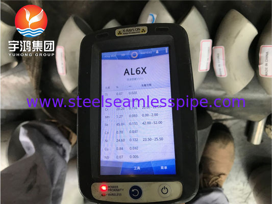 ASTM B366 AL6XN UNS N08367 Сверхаустенитная труба из нержавеющей стали с локтевым подшипником