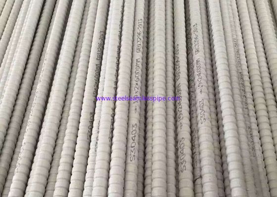 ASTM A213 S30403 Энергоэффективная гофрированная трубка для теплообменника