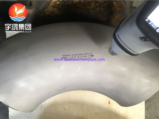 ASTM B366 Monel 400 / UNS N04400 Локоть 90 градусов Никелевая сплавная сталь
