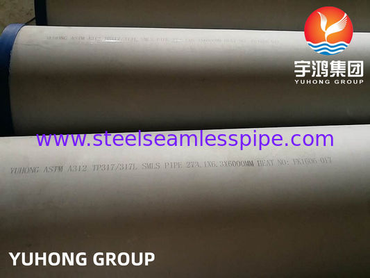 Трубка 100% нержавеющей стали ASTM A312 TP317L безшовная ET котельная труба UT