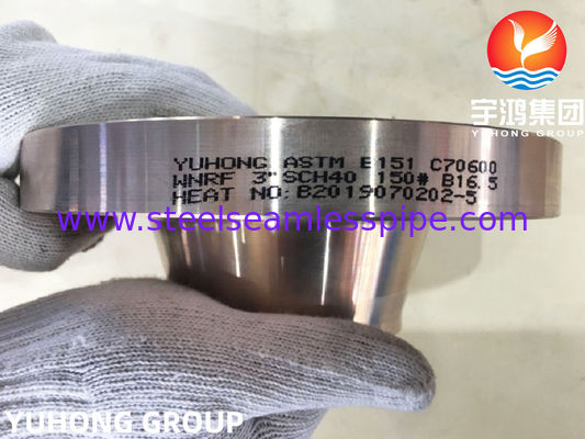 МЕДНЫЙ ФЛАНЕЦ B151 C70600 ШЕИ ЗАВАРКИ НИКЕЛЯ/ТИП RF DIN 2,0872