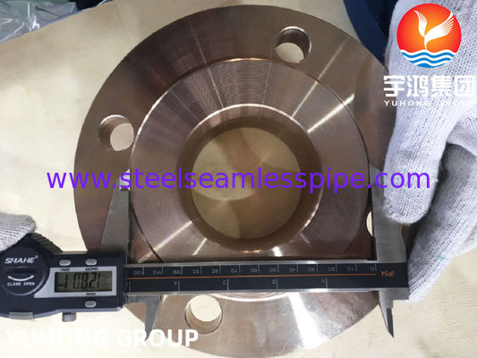 МЕДНЫЙ ФЛАНЕЦ B151 C70600 ШЕИ ЗАВАРКИ НИКЕЛЯ/ТИП RF DIN 2,0872