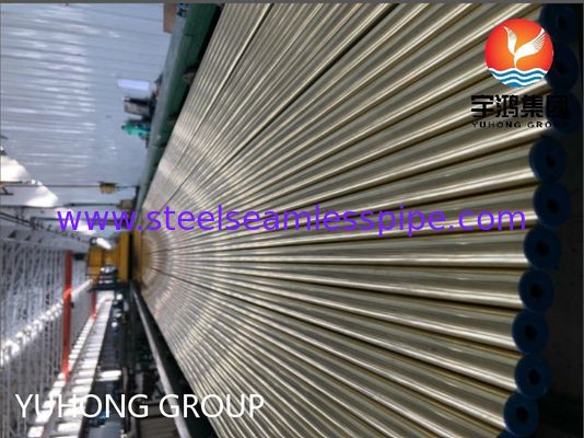 ASTM B111 C44300 O61 Бесшовная медная труба, латунная медная круглая труба для Теплообменников