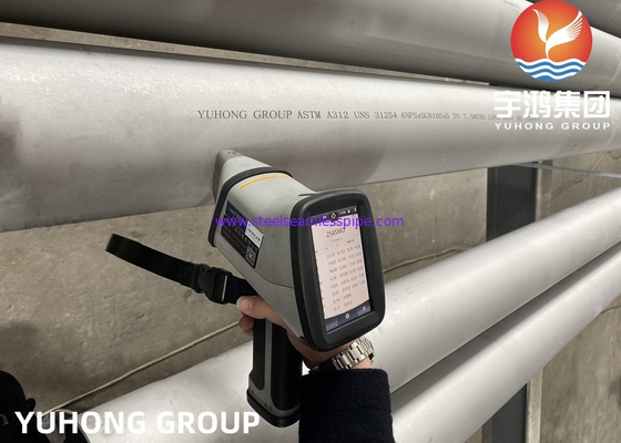 ASTM A312 UNS S31254 254SMO Дуплексные морские трубы из нержавеющей стали
