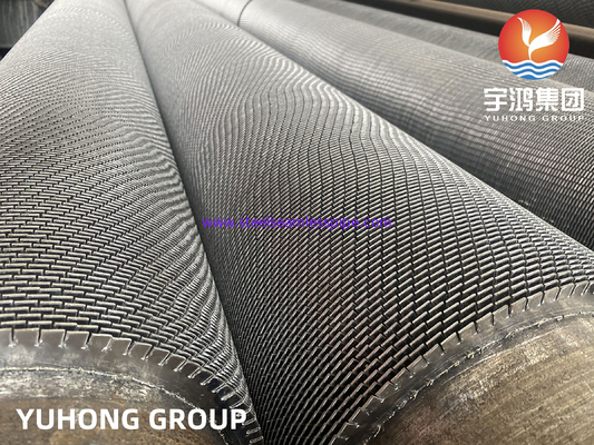 HFW Serrated Fin Tube, ASTM A210 / ASME SA210 GR.A1 Углеродистая стальная трубка с перепонками