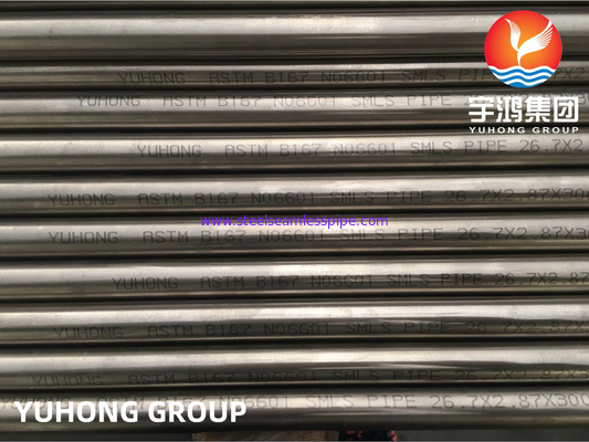 ASTM B167, ASME SB167 Inconel 601 UNS N06601 Бесшовные трубы из никелевой стали