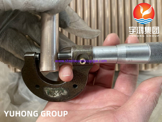 ASTM B111/ ASME SB111 C70600 Медно-никелевая сплавная бесшовная трубка для теплообменника