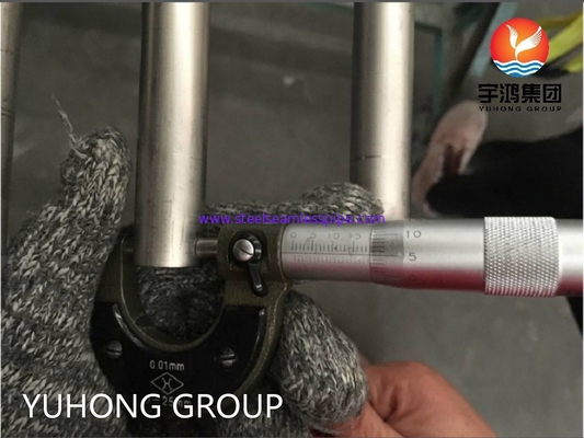 Бесшовная стальная труба из титанового сплава ASME SB338 GR.7 для конденсаторов и теплообменников