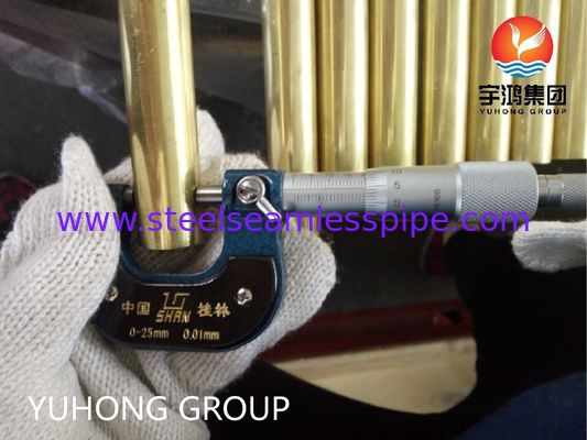 Бесшовная труба из медного сплава ASTM B111 C44300 для конденсаторов и Теплообменников с коррозионной стойкостью