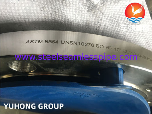 ASTM B564 UNS N10276 Фланц с скольжением на фланце Hastelloy C276 Фланц Никелевая сплав SORF Фланц
