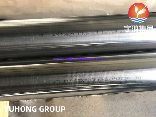 Трубы из никелевой сплавы ASTM B729 Alloy20,N08020, 2.4660 Hastelloy Pipe