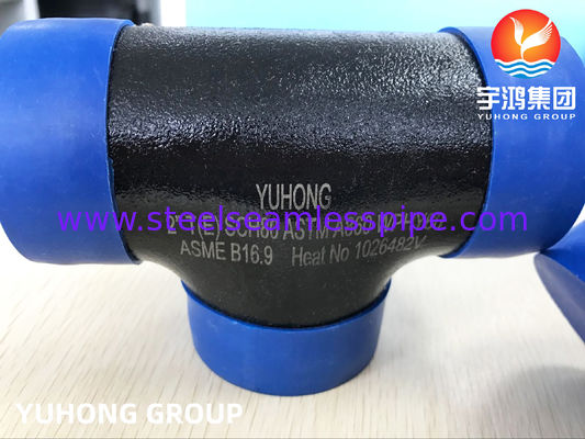 A860 WPHY60 высокопрочная углеродистая сталь Tee и локоть, сварные фитинги для задней части, используемые в системах трубопроводов высокого давления
