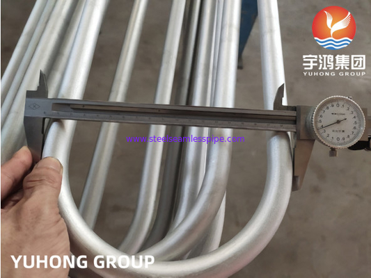Нержавеющая сталь ASTM A213 TP304, TP304L Бесшовные U-гибкие трубы для теплообменника