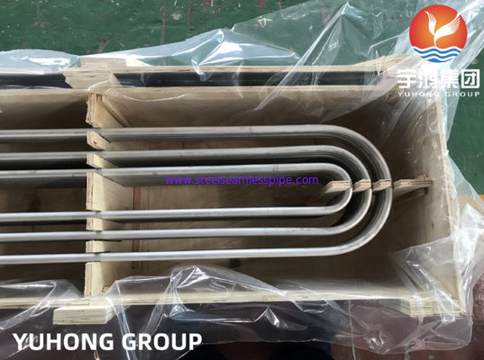Нержавеющая сталь ASTM A213 TP304, TP304L Бесшовные U-гибкие трубы для теплообменника