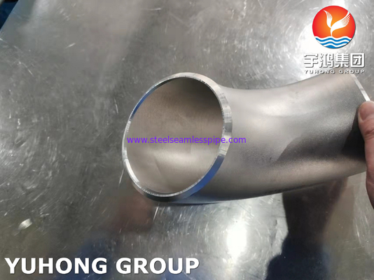 ASTM A403 WP304H Нержавеющая сталь 90° LR локоть ASME B16.9