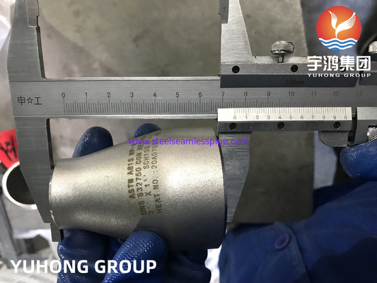 ASTM A815 UNS S32750 Супердуплексная стальная труба концентрический редуктор