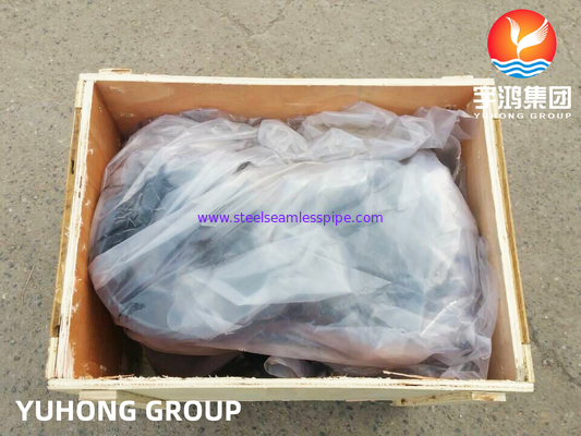 ASTM A234 WP11 Equal Tee, Carbon Steel Butt-Weld Fitting, черная краска, ржавчина-устойчивая поверхность