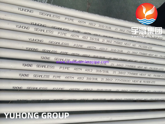 ASTM A312 TP316L трубы из нержавеющей стали для морского применения