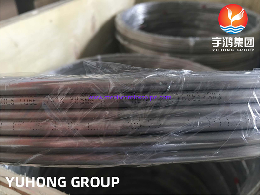 ASTM A269 TP316L, 1.4404 Бесшовная катушка из нержавеющей стали, светлая прожектованная трубка
