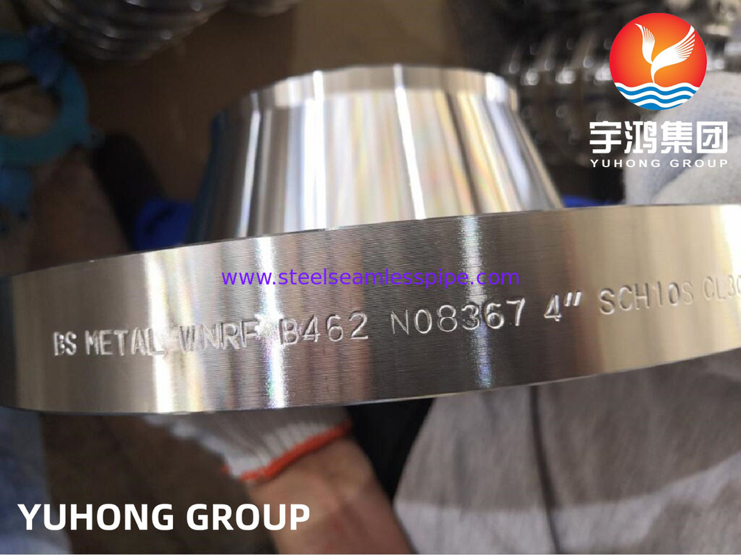ASTM B462 Сплав Al6XN, UNS N08367 WNRF Фланги из никелевой сплавы из стали CL3000 для нефти и газа