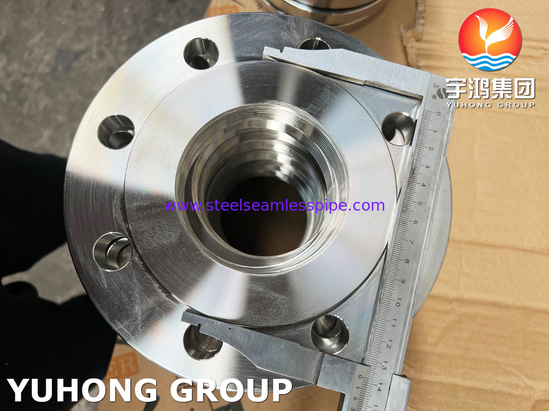 BS4504 (EN 1092-1) F316L Нержавеющая сталь с винтовым фланцем, BSPP нитки PN16 кованый тип