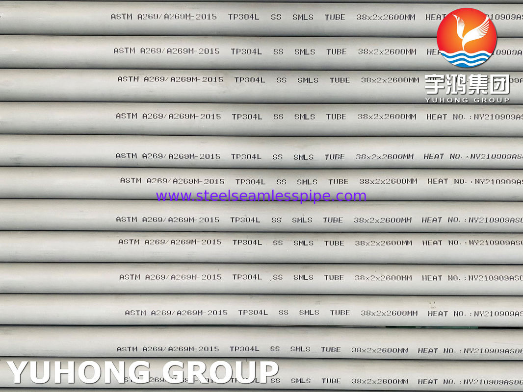 Трубки из аустенитной нержавеющей стали ASTM A269 TP304L, для общего применения в коррозионностойких средах