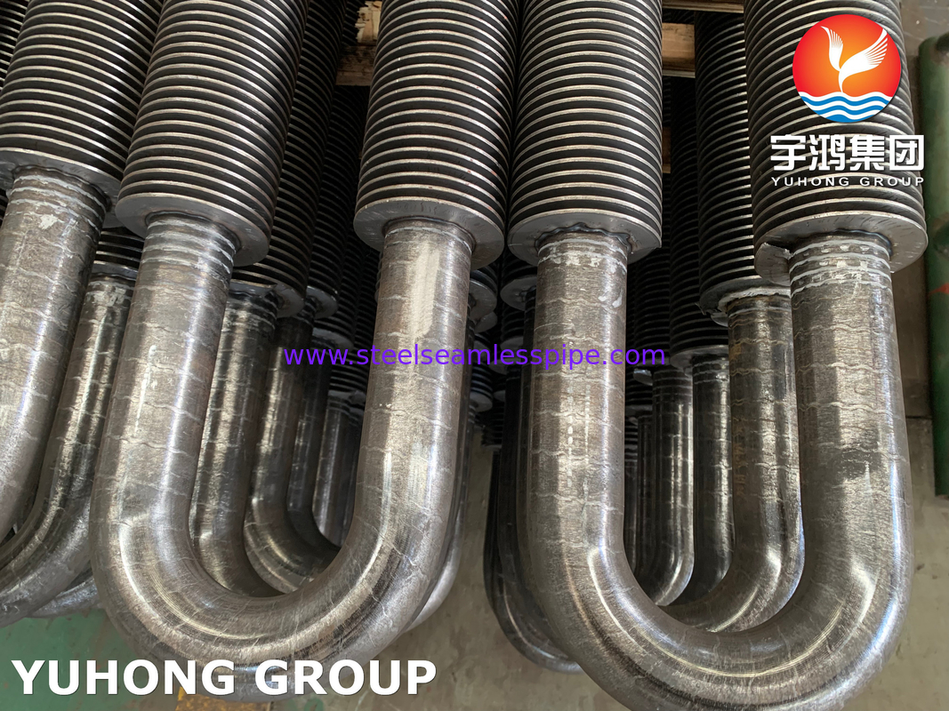 U Bend Fin Tube, ASTM A106 Gr. B High Frequency Welded Fin Tube для теплообменников