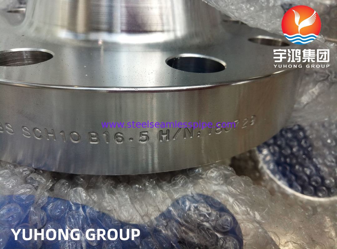 ASTM A182 F347, UNS S34700 Фланцевая шейка сварки из нержавеющей стали, поднятая сторона, ASME B16.5
