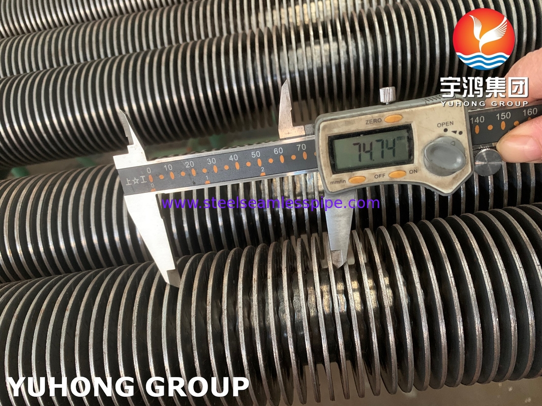 ASTM A106 Gr.B Углеродистая сталь HFW U Bend Fin Tube для службы высокого давления