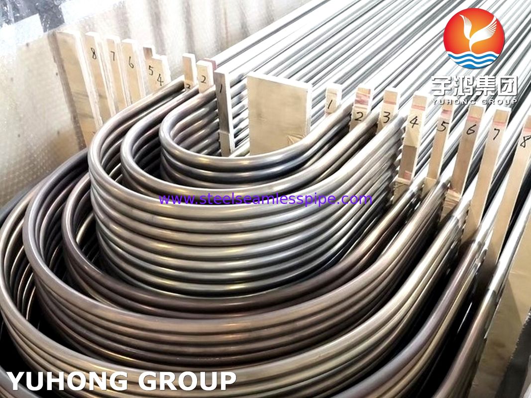 Нержавеющая сталь Бесшовная ASTM A213 / ASME SA213 TP321 / TP321H / TP347H Котла U Bend Tube