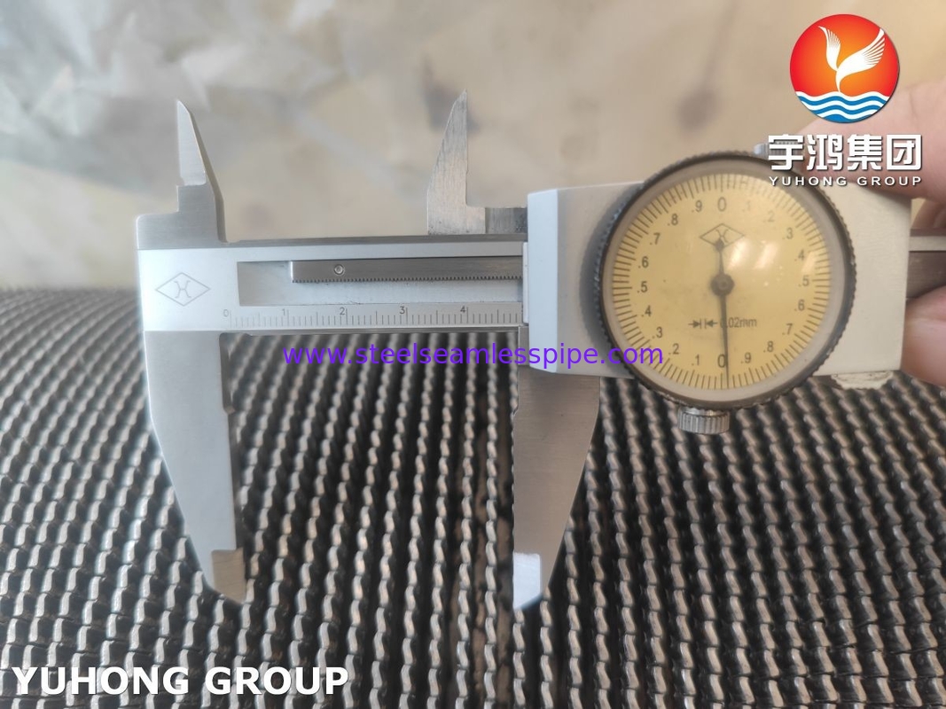 ASTM A312 TP347 Высокочастотные сварные спиральные зубчатые трубы для конвекционных катушек
