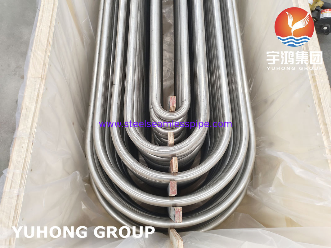 ASTM A213 TP304 Нержавеющая сталь Бесшовный U Bend Tube с яркой отжиженной отделкой и индивидуальным радиусом изгиба